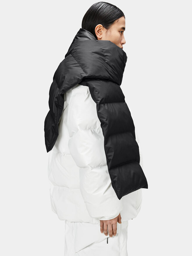 Rains Szalik Rains Harbin Puffer Scarf W2T3 16300 Czarny