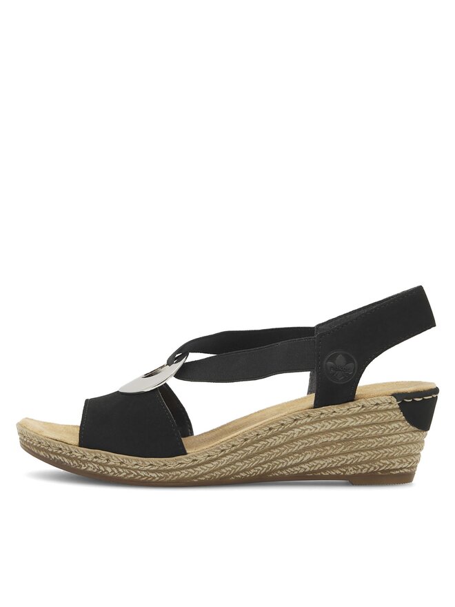Rieker Sandalen Rieker 624H6-00 Schwarz