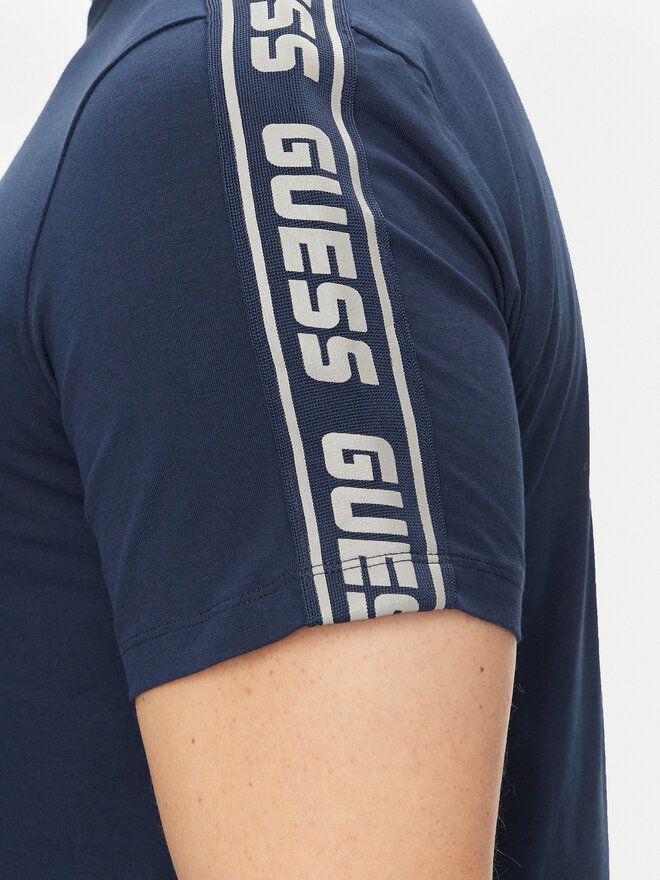 Guess Guess Marškinėliai Arlo Z4GI18 J1314 Mėlyna Regular Fit