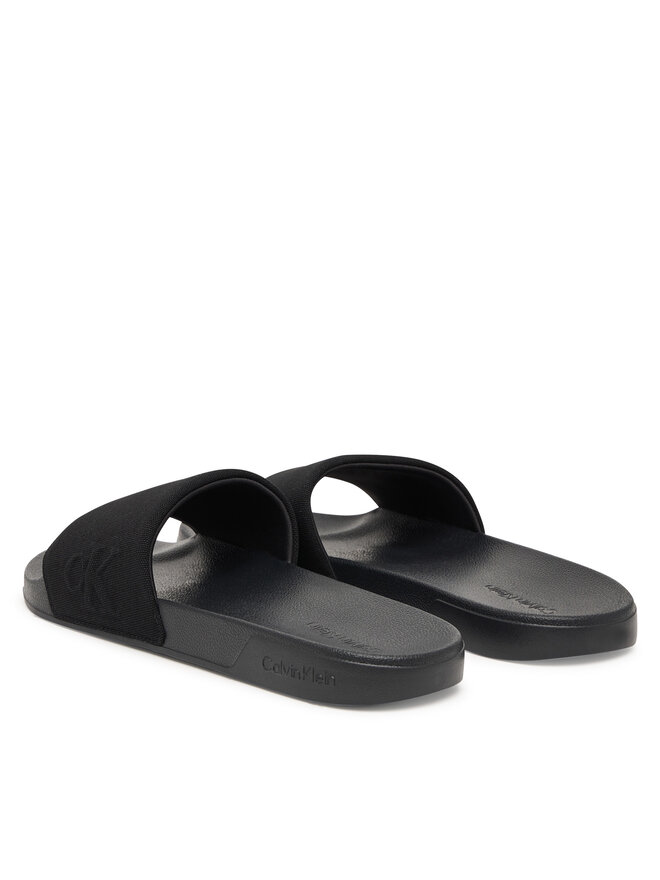 Calvin Klein Pantoletten Calvin Klein Ess Slide Hf Side Logo Cv HM0HM02227 Schwarz