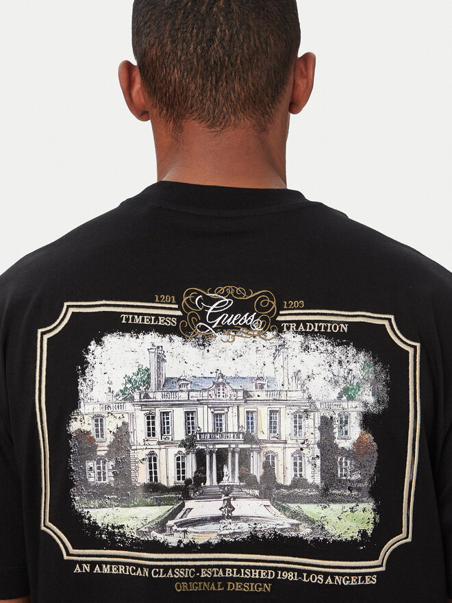 Guess Guess T-Shirt M6YI50 K4236 Schwarz Oversize