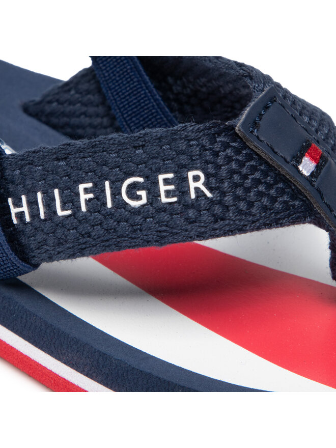Tommy Hilfiger Сандали Tommy Hilfiger Varsity Print Flip Flop T1B8-32264-0058 Розов