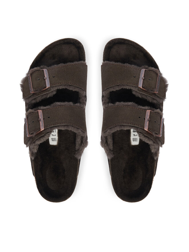 Birkenstock Шльопанці Birkenstock Arizona Shearling 1020528 Коричневий
