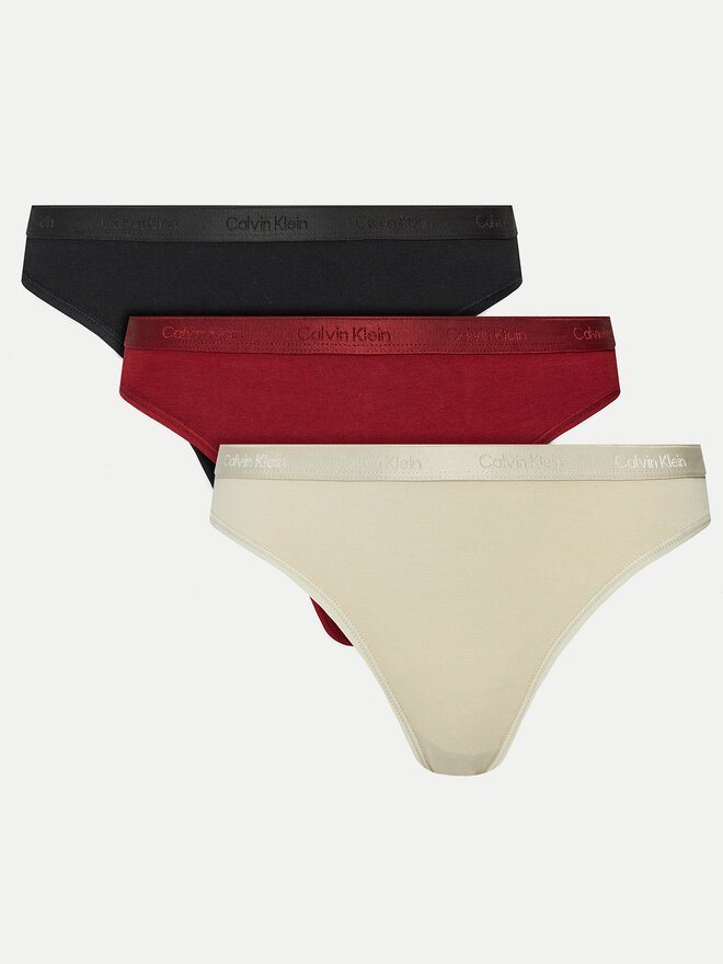 Calvin Klein Underwear Calvin Klein Underwear 3er-Set klassische Damenslips Bikini 3pk 000QD5243E Bunt