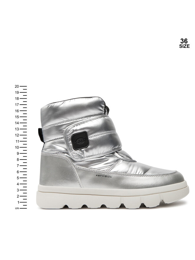 Geox Schneeschuhe Geox Willaboom J46HWC 0LVNF C1007 D Silberfarben