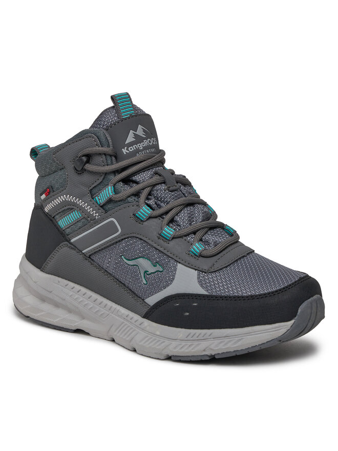 KangaRoos Schnürstiefeletten KangaRoos K-UO Take Mid RTX 81141-000-2185 Grau