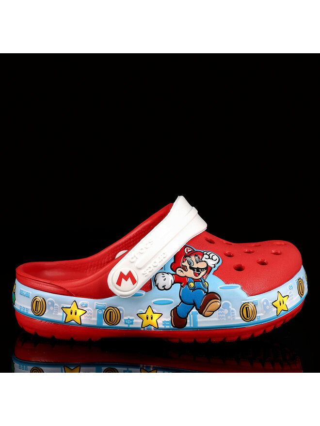 Crocs Шльопанці Crocs Fl Super Mario Lights Clog 206438 Червоний