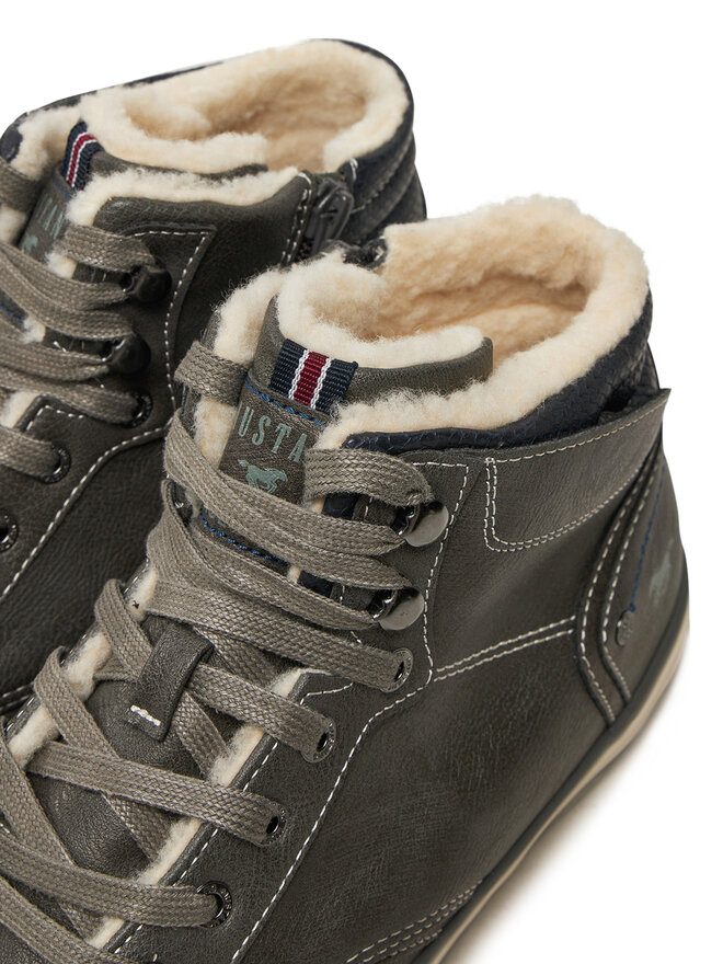 Mustang Schnürschuhe Mustang 4072-602 Grau