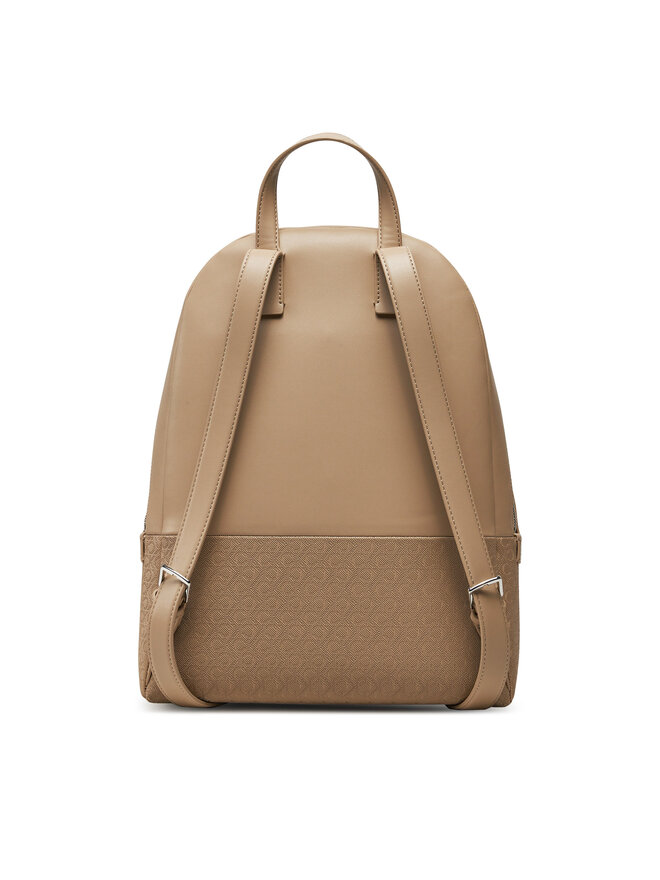 Calvin Klein Batoh Calvin Klein Ck Mixmedia Backpack_Mono K60K613184 Béžová