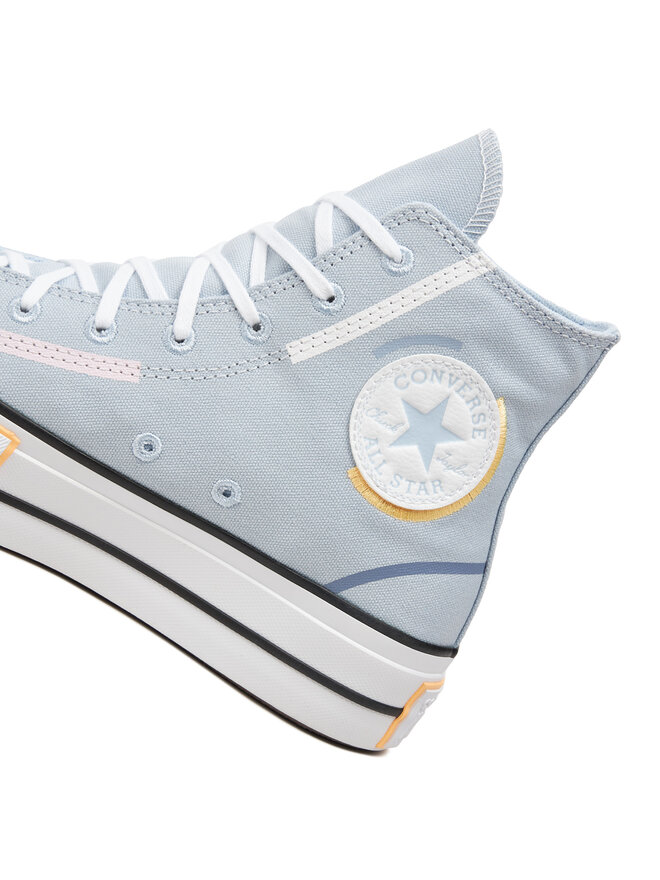 Converse Plátěnky Converse Chuck Taylor All Star Lift Platform Color Pop Hi A07596C Modrá