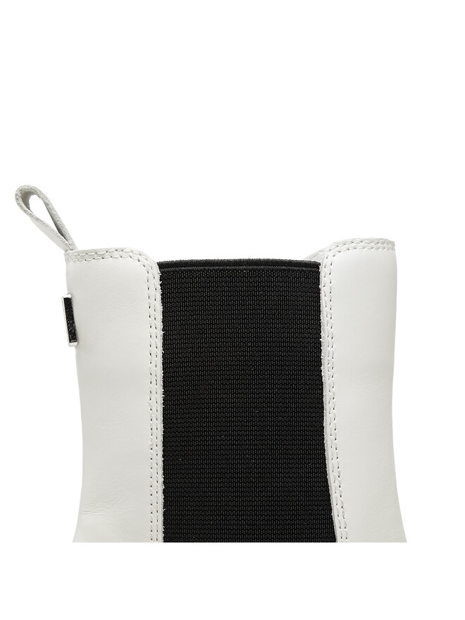 Tommy Jeans Botki Tommy Jeans Tjw High Heel Chelsea EN0EN02306 Biały