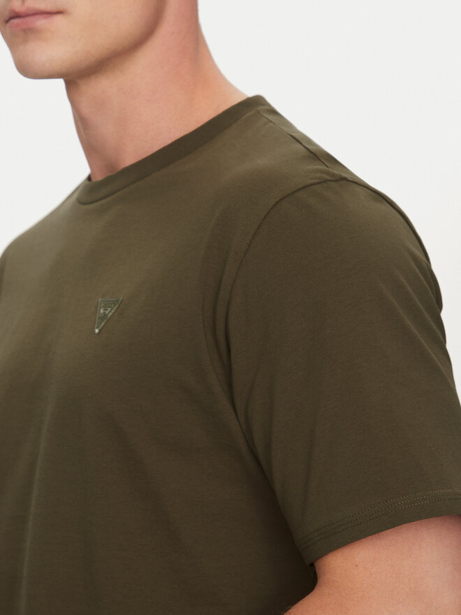 Guess Guess T-Shirt F3GI00 K8HM0 Khakifarben Regular Fit