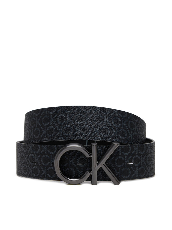 Calvin Klein Vyriškas Diržas Calvin Klein Adj/Rev Ck Metal Bombe Mono 35Mm K50K512829 Juoda