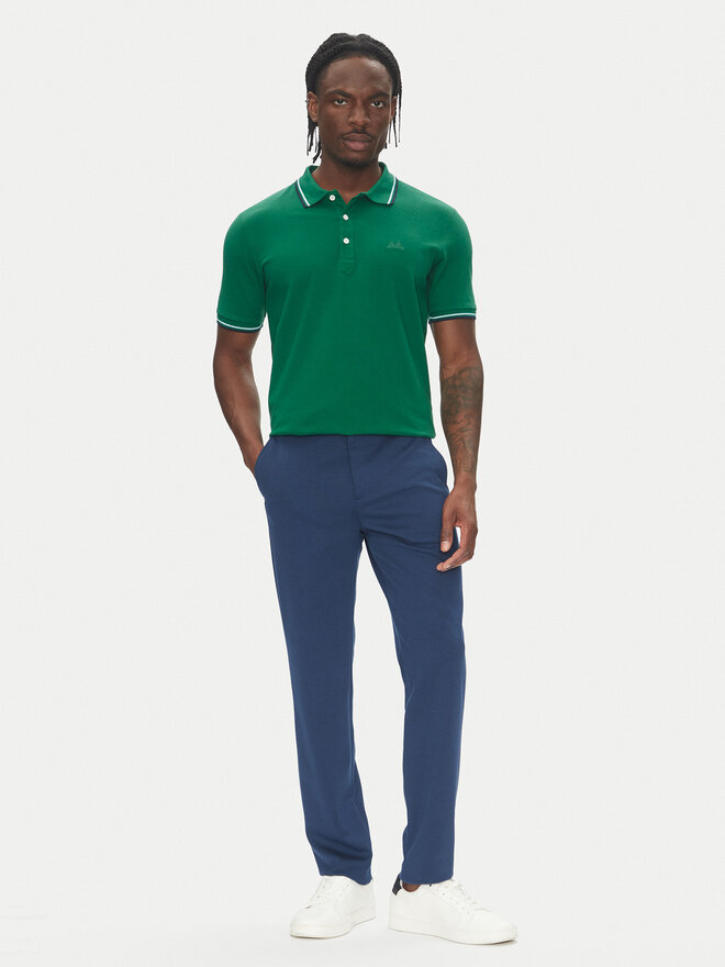 Lindbergh Lindbergh Pólóing 30-404010 Zöld Relaxed Fit