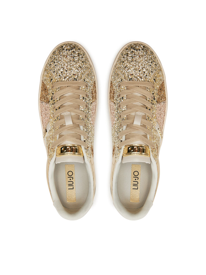 Liu Jo Sneakersy Liu Jo Silvia 105 BF4087 TX007 Złoty