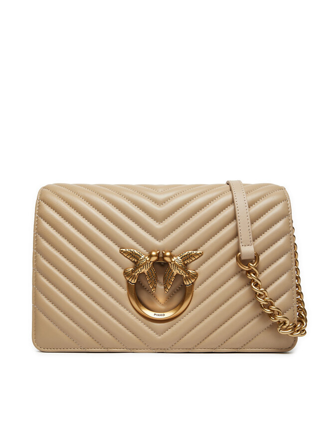 PINKO Torebka Pinko Lowe Click Classic 100063 A0GK Beżowy