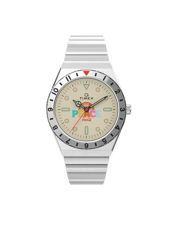 Timex Годинник Timex Lab Archive 1971 Unity Collection TW2V25800 Срібний