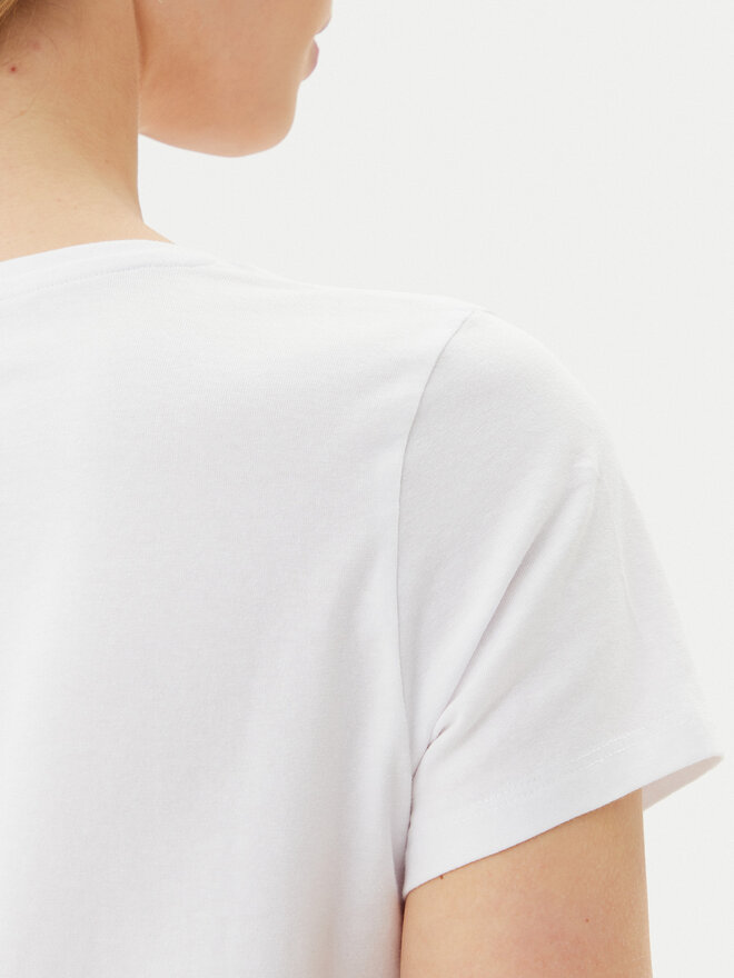 Pieces Pieces Camiseta Tilly 17157705 Blanco Regular Fit
