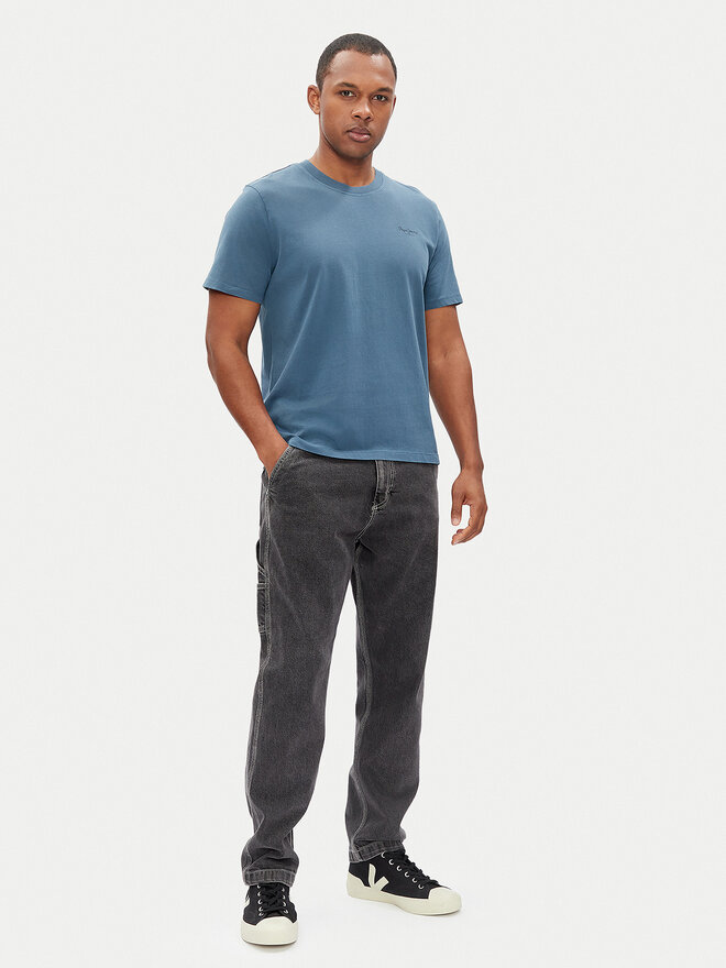 Pepe Jeans Pepe Jeans Marškinėliai Jacko PM508664 Mėlyna Regular Fit