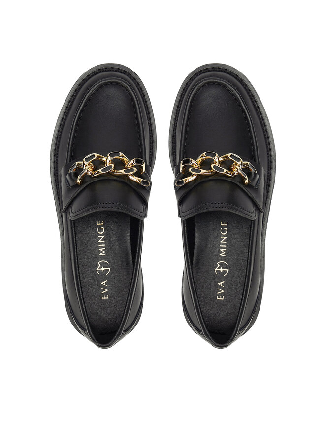 Eva Minge Loafersy Eva Minge ASA-915-933-2 Czarny