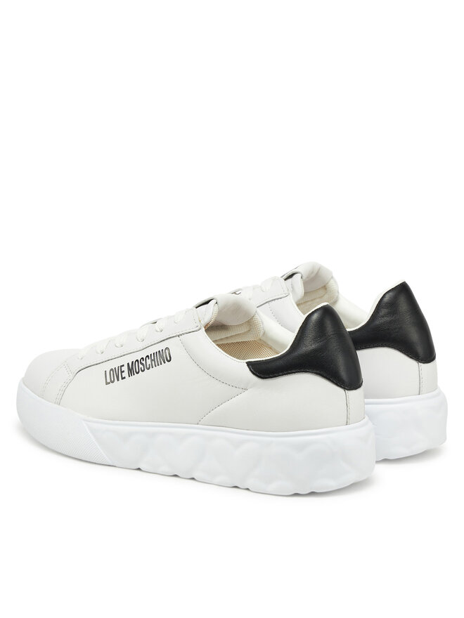 LOVE MOSCHINO Sneakersy LOVE MOSCHINO JA15034G1MIA110A Biały