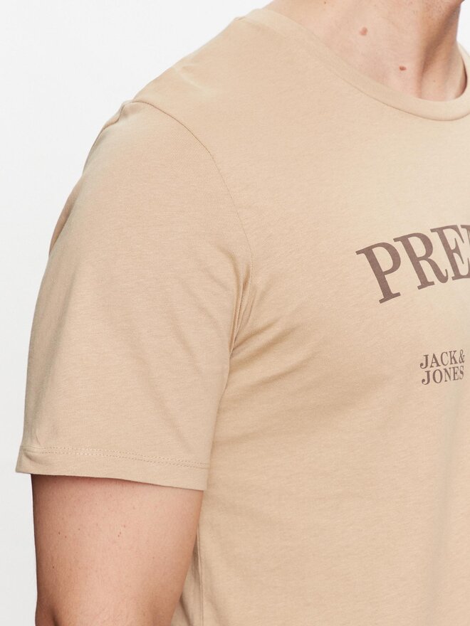 Jack&Jones Jack&Jones Marškinėliai Jprblaalfie 12259673 Ruda Regular Fit