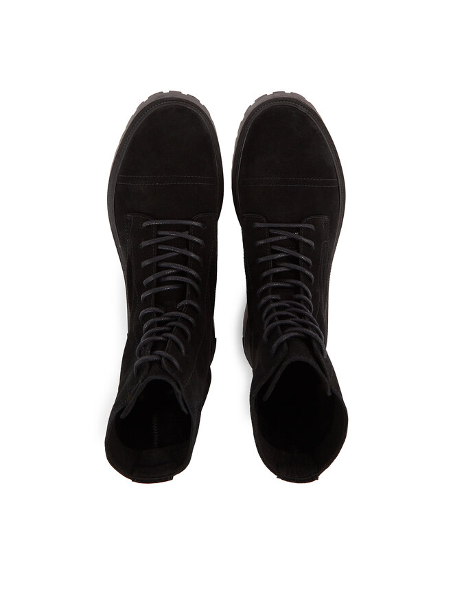 Tommy Jeans Trapper stila apavi Tommy Jeans Tjm Casual Boot Suede EM0EM01336 Melns