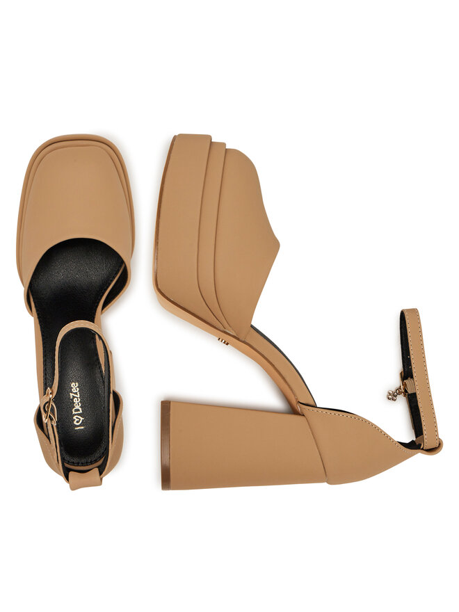 DeeZee Sandały DeeZee LW85478-6 Beżowy