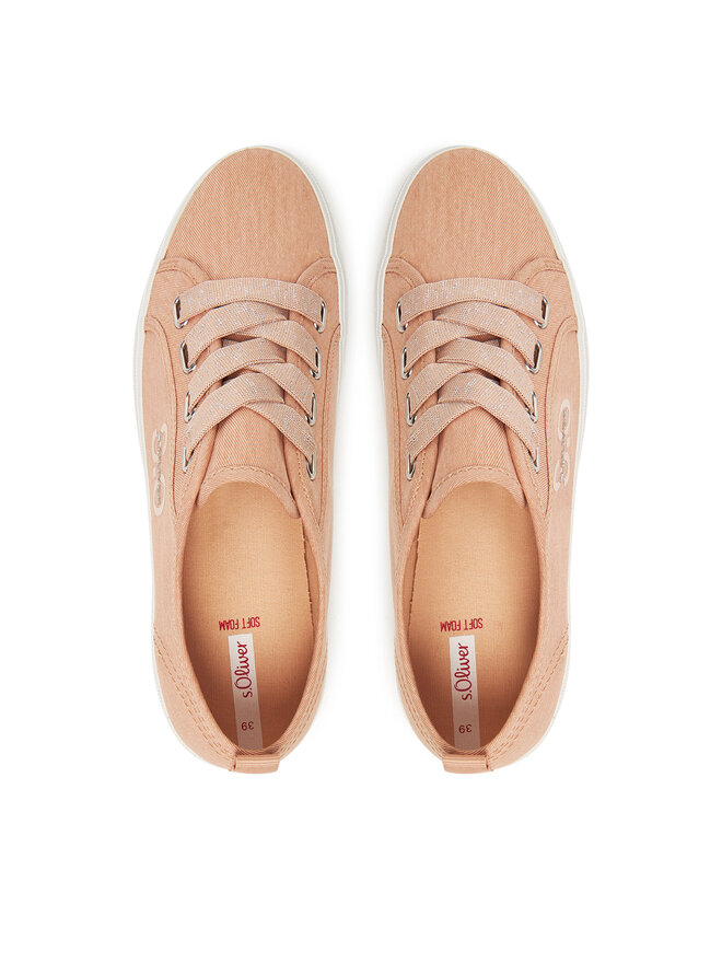 s.Oliver Sneakersy s.Oliver 5-23611-44 Oranžová