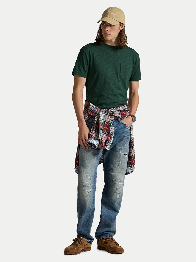 Polo Ralph Lauren Polo Ralph Lauren Camiseta 710671438460 Verde Custom Slim Fit