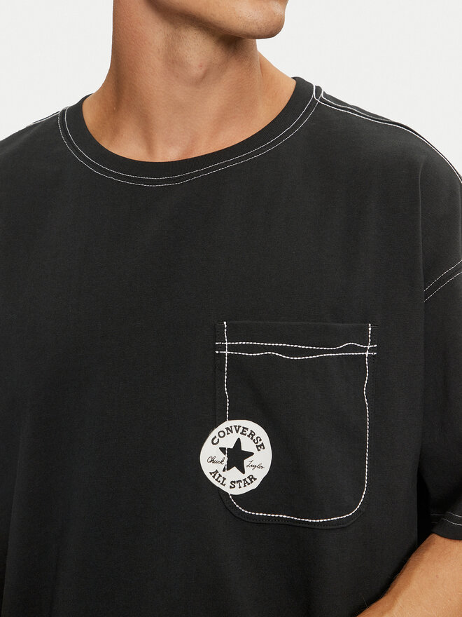 Converse Converse Majica Sketch 10027256-A03 Črna Standard Fit