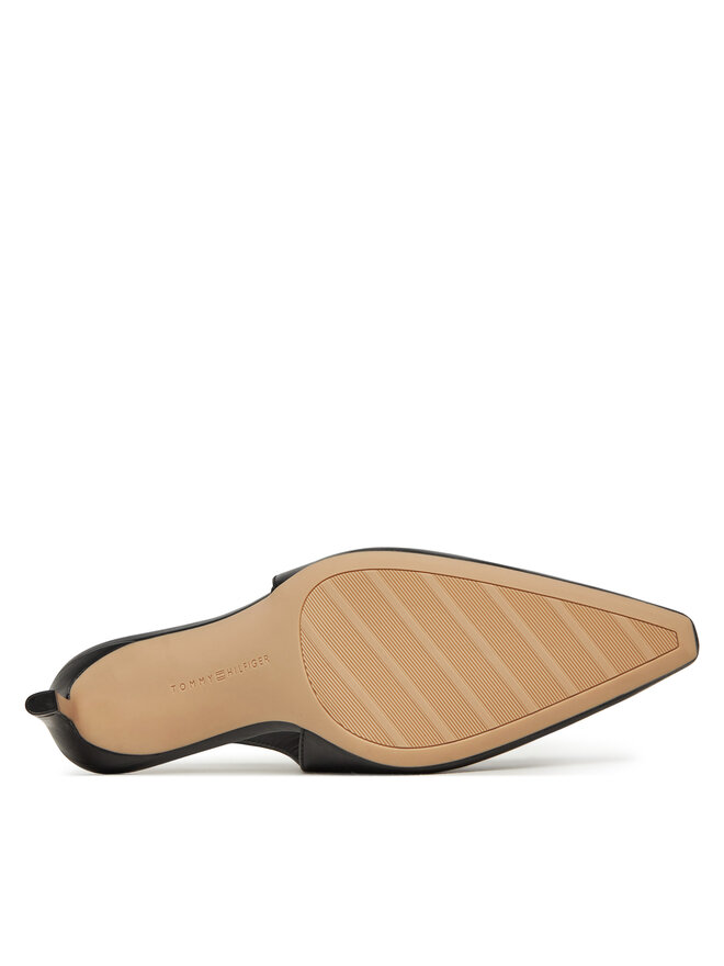 Tommy Hilfiger Sandały Tommy Hilfiger Squared Toe FW0FW08636 Czarny