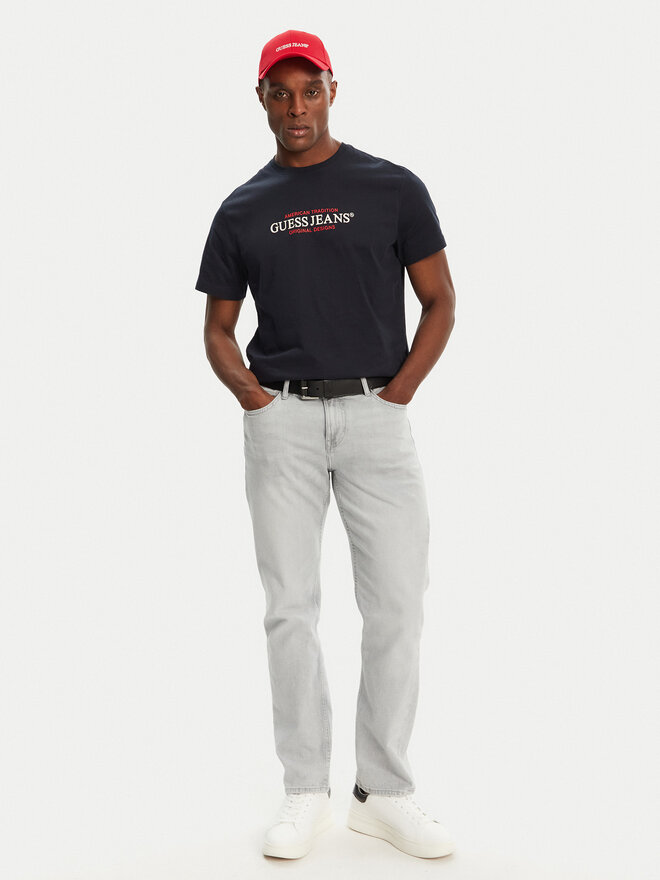 Guess Jeans Guess Jeans Футболка M4YI42 K8FQ4 Cиній Regular Fit