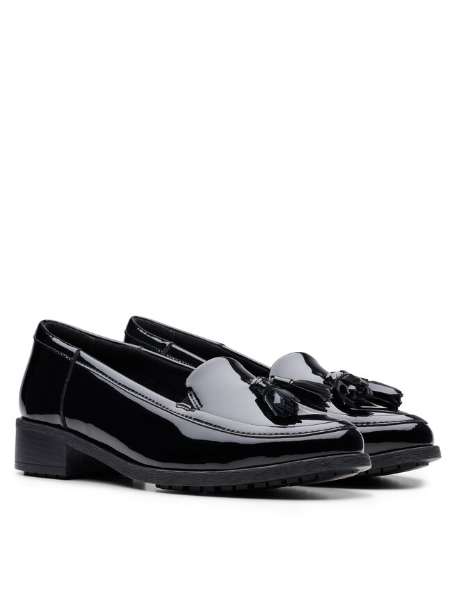 Clarks Лофери Clarks Havisham Edge 26178704 Чорний