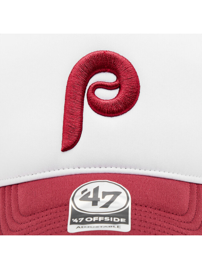 47 Brand Kšiltovka 47 Brand Mlb Philadelphia Phillies Tri Tone Foam 47 Offside Dt B-TRTFM19KPP-CA Bordó