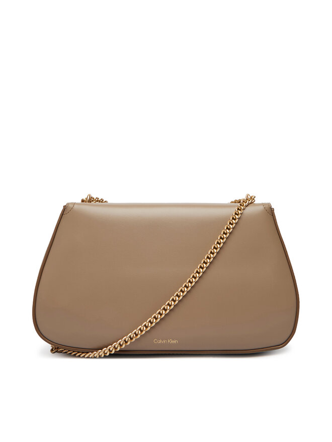Calvin Klein Handtasche Calvin Klein Ck Convertible Chain Medium Bag LV04F3171G Beige