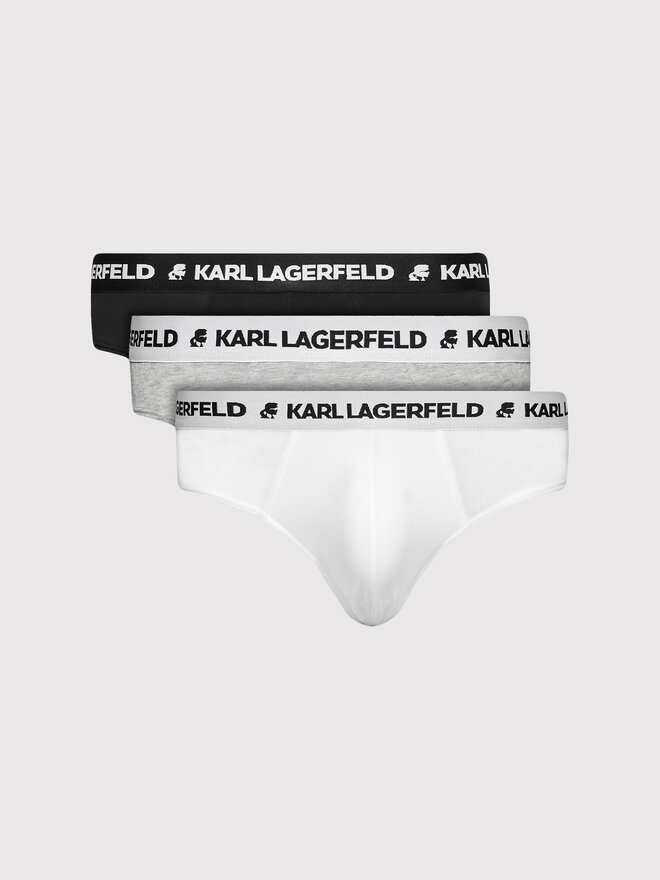 KARL LAGERFELD KARL LAGERFELD Σετ σλιπ 3 τμχ. Logo 211M2103 Έγχρωμο