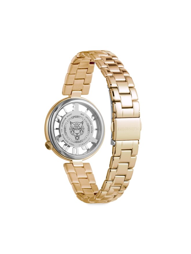 Plein Sport Zegarek Plein Sport Tiger Luxe PSMBA0323 Złoty