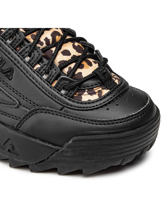 Fila disruptor black leopard top