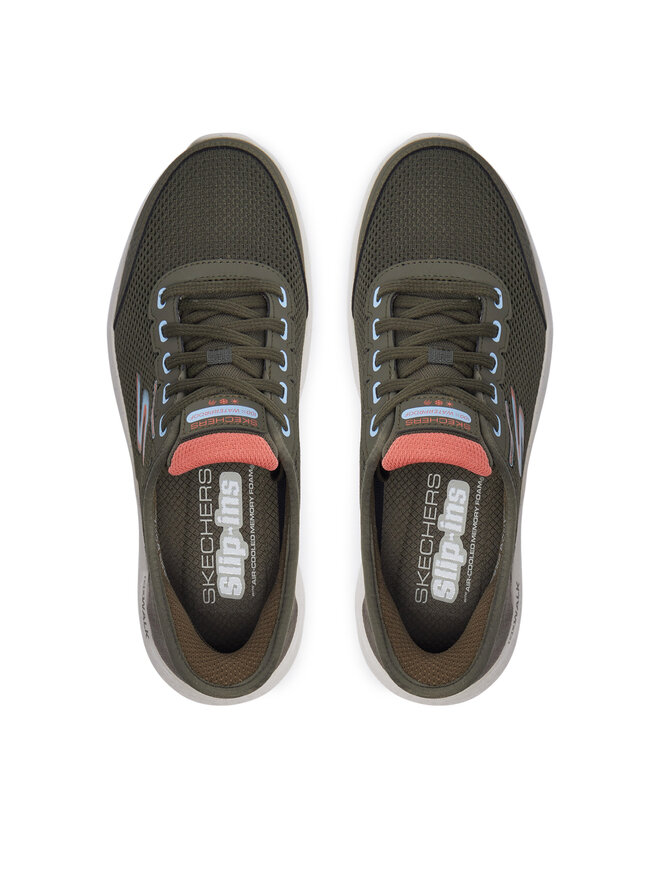 Skechers Sneakersy Skechers Clear Creek 124846 Zielony