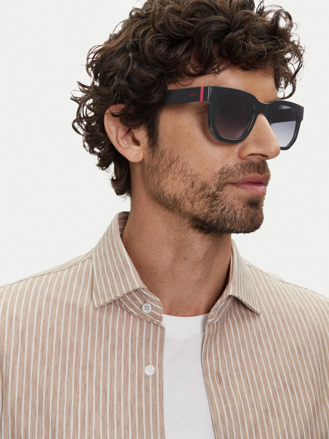HUGO Ochelari de soare HUGO 1358/S Negru
