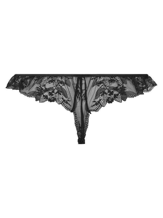 Hunkemöller Hunkemöller Στρίνγκ Amari 301043 Μαύρο