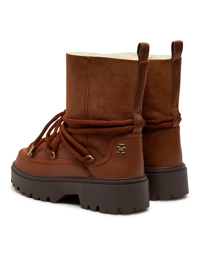 Tommy Hilfiger Μπότες Χιονιού Tommy Hilfiger FW0FW08085 Καφέ