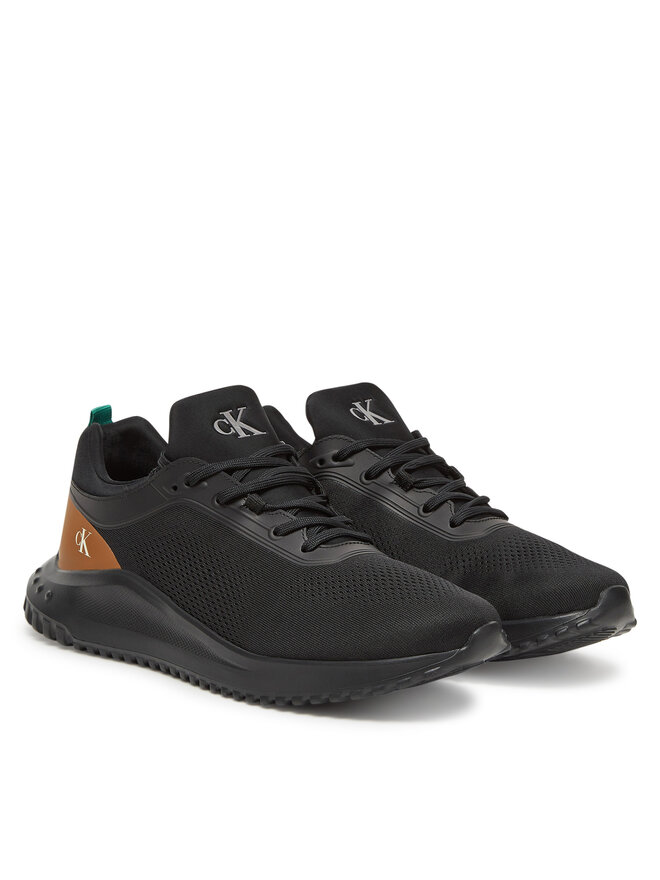 Calvin Klein Jeans Sneakers Calvin Klein Jeans Eva Runner Tech Knit YM0YM01293 Schwarz