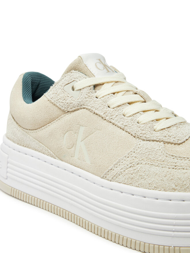Calvin Klein Jeans Laisvalaikio batai Calvin Klein Jeans Bold Platf Laceup Low Mg Suede YW0YW01575 Smėlio