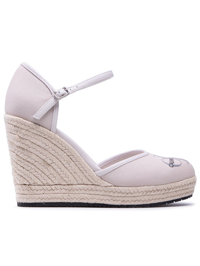 Calvin Klein Jeans Εσπαντρίγιες Calvin Klein Jeans Wedge Sandal Close Toe Co YW0YW00150 Μπεζ