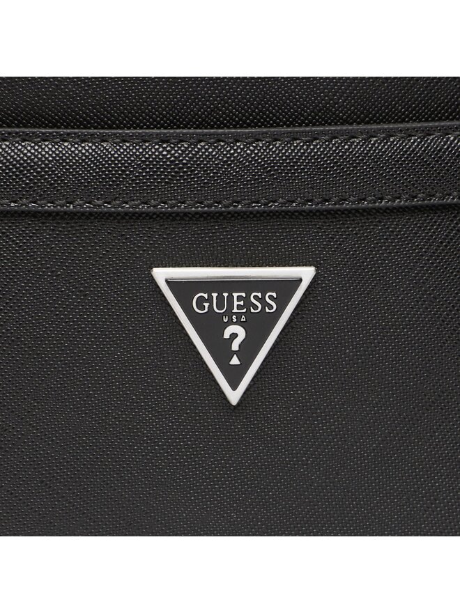 Guess Umhängetasche Guess Certosa Saffiano Smart HMECSA P3123 Schwarz