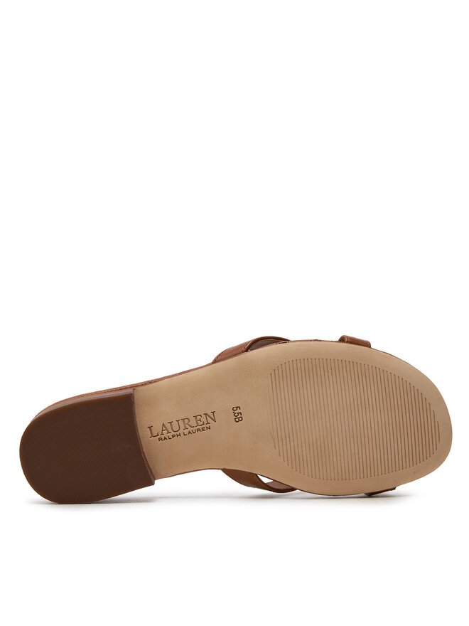 LAUREN RALPH LAUREN Šľapky Lauren Ralph Lauren 802927945002 Hnedá
