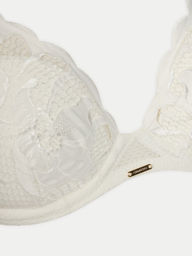 Chantelle Chantelle Σουτιέν με μπανέλα Fleurs Signature C12Q20 Λευκό