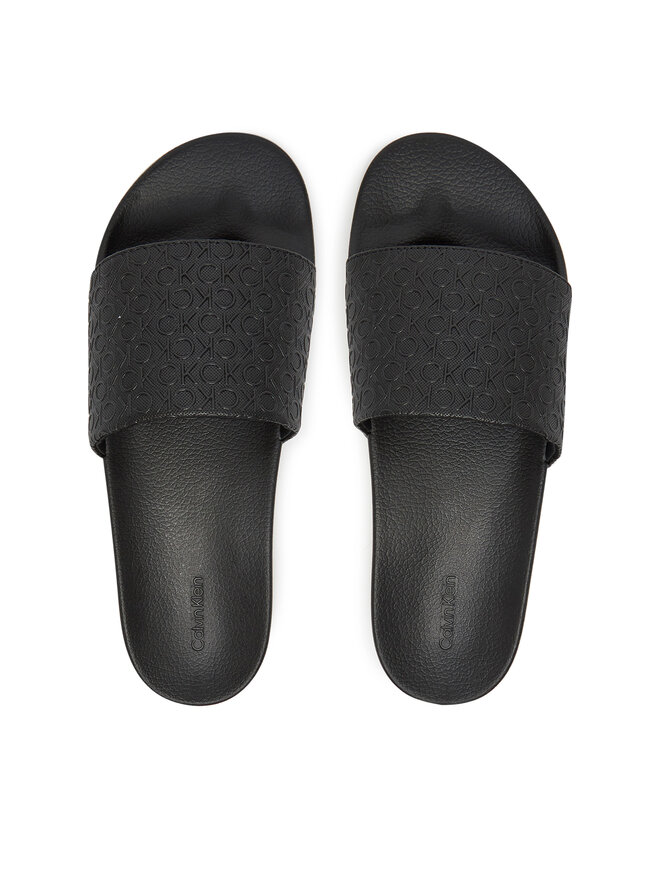Calvin Klein Chanclas Calvin Klein Pool Slide Mono HM0HM01968 Negro